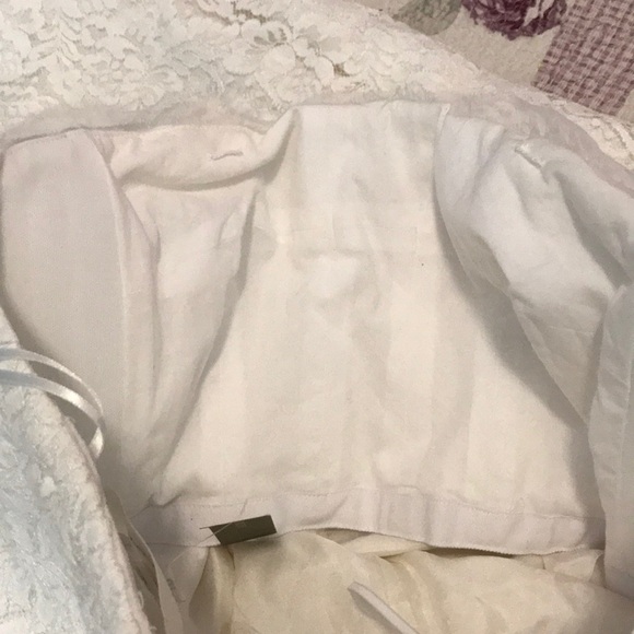 J.Crew Ivory Lace Eyelash Feminine Wedding Dress - Picture 7 of 8